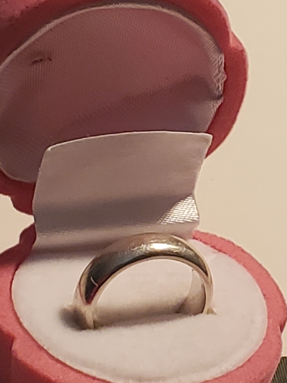 Classic Smooth Sterling Silver Band Ring Size 5